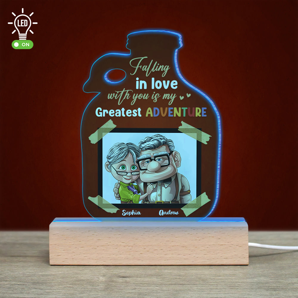 Customizable LED Couple Light - Perfect Valentine's Day Gifts for Anniversaries Led Night Light PopCulturePrints
