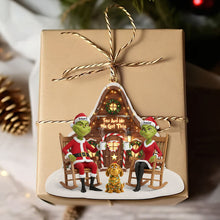 Load image into Gallery viewer, You And Me We Got This - Dog Lover Green Monster Couple Ornament - Personalized Christmas Gift for Couples Ornament PopCulturePrints
