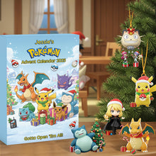 Load image into Gallery viewer, Gotta Open 'Em All! Cute Pokémon Advent Calendar - Custom Acrylic Blind Box - Personalized Gifts for Kids and Pokémon Fans Advent Calendar PopCulturePrints
