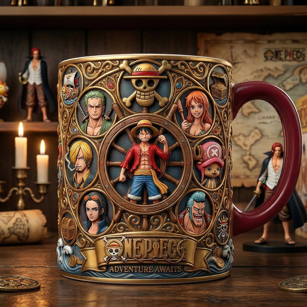 Adventure Awaits: Funny Pirates Life Coffee Mug - Personalized Gift for Cosmic Lovers Coffee Mug PopCulturePrints