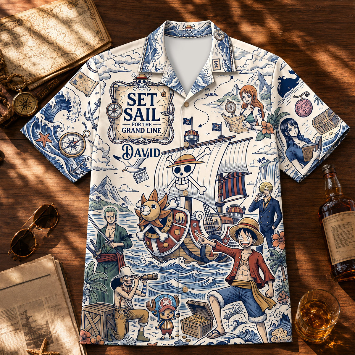 Adventure Hawaiian Shirt - Personalized Anniversary Gifts 04TYDH010726 Hawaiian Shirts PopCulturePrints