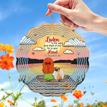 Load image into Gallery viewer, Personalized Wind Spinner for Dog Lovers - Heartfelt Memorial Gift Ornament PopCulturePrints
