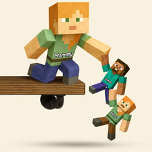 Load image into Gallery viewer, “Every Mom is a Hero!” - Pixel Mom Plaque, Personalized Gift for Mom, Grandma, and More Shaped Plaques PopCulturePrints
