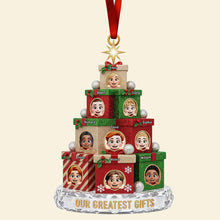 Load image into Gallery viewer, Our Greatest Gifts Christmas Ornament – Personalized Gift for Grandparents, Parents, Kids, and Family Ornament PopCulturePrints
