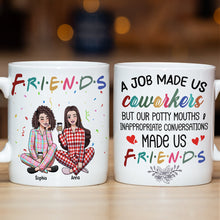 Load image into Gallery viewer, Personalized Friends Coffee Mug for Coworkers | Fun and Meaningful Gift Coffee Mug PopCulturePrints
