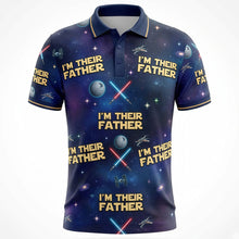 Load image into Gallery viewer, I'm Their Father Polo Shirt - Personalized Gift for Dads and Grandpas Polo Shirts PopCulturePrints
