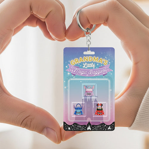 Magic Bag Keychain - Personalized Gifts for Grandma Keychains PopCulturePrints