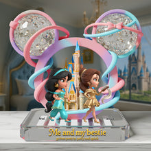 Load image into Gallery viewer, Me and My Bestie - Personalized Best Friends Plaque Shaped Plaques PopCulturePrints
