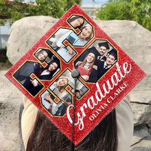 Load image into Gallery viewer, Celebrate Your Achievement - Custom Photo Graduate Anniversary Cap Topper Graduation Cap Topper PopCulturePrints
