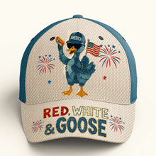 Load image into Gallery viewer, Celebrate Freedom: The Freedom Goose Classic Cap - Personalized 4th of July Gift for Friends and Family Caps PopCulturePrints
