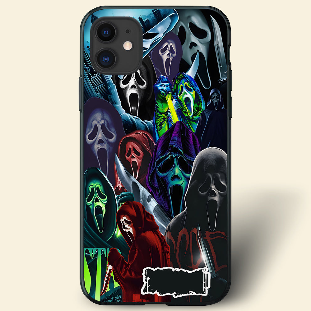 Personalized Ghost Face Phone Case - Perfect Spooky Gift for Horror Fans