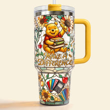 Load image into Gallery viewer, Make A Difference - Good Teacher To Be 40oz Tumbler With Handle - Personalized Gifts For Teachers
