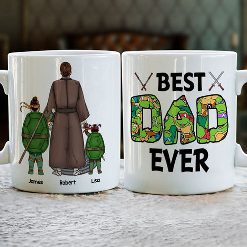 Personalized Pop Culture Dad Mug - Best Dad Ever Coffee Mug PopCulturePrints