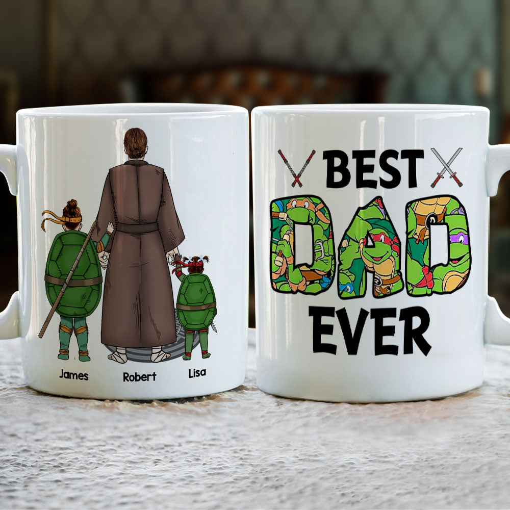 Personalized Pop Culture Dad Mug - Best Dad Ever Coffee Mug PopCulturePrints