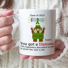Load image into Gallery viewer, Personalized Graduation Coffee Mug - You Got A Diploma! Coffee Mug PopCulturePrints
