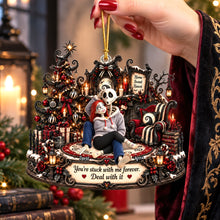 Load image into Gallery viewer, You're Stuck With Me Forever - Gothic Couple Christmas Ornament - Personalized Gifts for Couples
