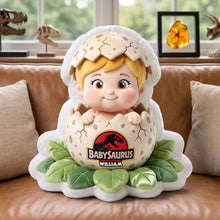 Load image into Gallery viewer, "Unleash Joy with Every Snuggle!" - Cracked Egg Custom Shaped Pillow, Personalized Gift for Kids

