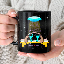 Load image into Gallery viewer, Personalized Couple Mug - Get In Loser, We Are Doing Love Job Coffee Mug PopCulturePrints
