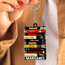 Load image into Gallery viewer, Horror Movie Fan Keychain - Personalized Gift for Cinephiles Keychains PopCulturePrints
