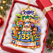 Load image into Gallery viewer, "Celebrating Milestones: A Big Adventure for Little People" - Personalized Acrylic Ornament for the 35th Anniversary
