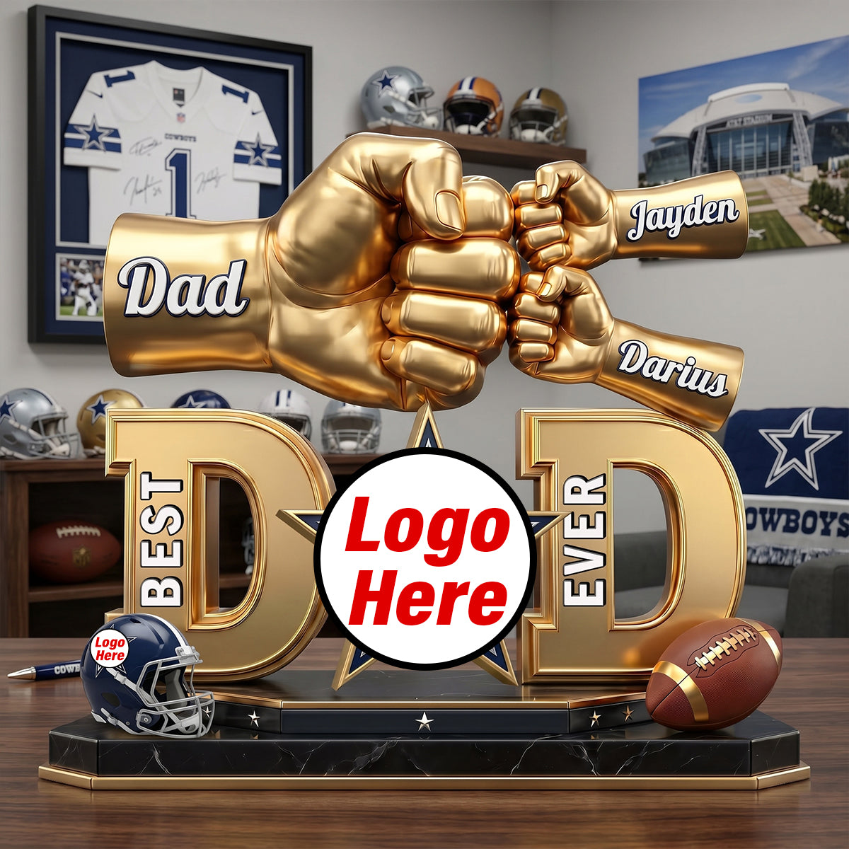 250 Years Of Freedom - Personalized Acrylic Sign for Family Shaped Plaques PopCulturePrints