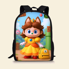 Load image into Gallery viewer, Back To School with Your Favorite Monster - Personalized Kids School Bag Backpack PopCulturePrints
