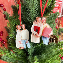 Load image into Gallery viewer, Personalized Friends Photo Ornaments Gift Box Ornament PopCulturePrints
