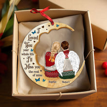 Load image into Gallery viewer, Personalized Memorial Christmas Ornament - Loved Ones in Heaven Ornament PopCulturePrints
