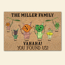 Load image into Gallery viewer, Personalized Family Doormat - Whimsical Welcome for Your Home Doormat PopCulturePrints
