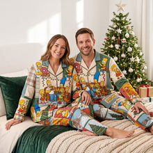 Load image into Gallery viewer, “Celebrate with Family: A Cozy Christmas” - Family Christmas Pajama Set - Personalized Gift for Everyone
