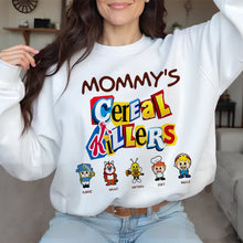 Load image into Gallery viewer, Mommy&#39;s Cereal Killers - Personalized Gift for Mom Shirts PopCulturePrints
