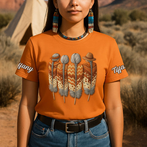 Celebrate Heritage in Style - Native American Shirt - Personalized Gifts for Her AOP Products PopCulturePrints