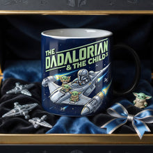 Load image into Gallery viewer, "The Best Dad in the Galaxy!" - Space Hero Dad Magic Mug - Personalized Gifts for Dad, Grandpa, and More Coffee Mug PopCulturePrints

