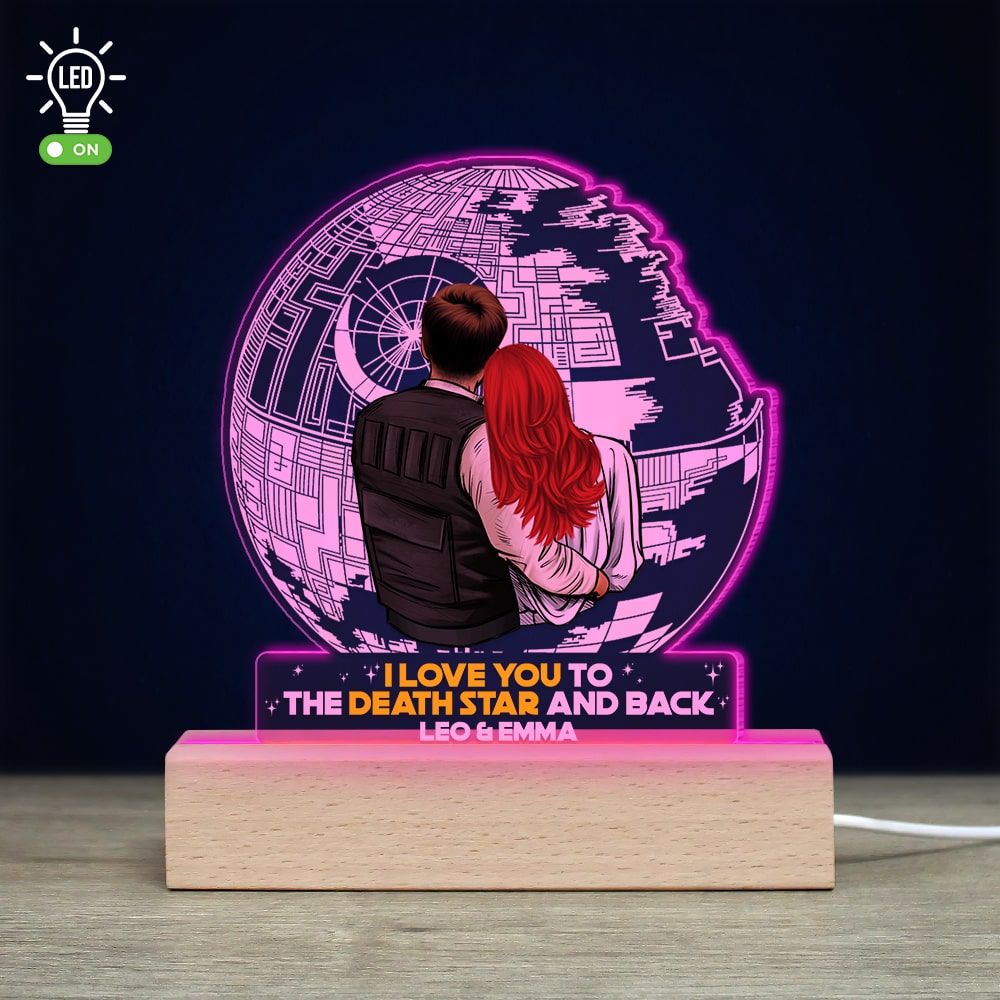 Custom Star-Themed LED Light for Couples | Unique Valentine's Day Gifts Led Night Light PopCulturePrints