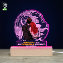 Load image into Gallery viewer, Custom Star-Themed LED Light for Couples | Unique Valentine's Day Gifts Led Night Light PopCulturePrints
