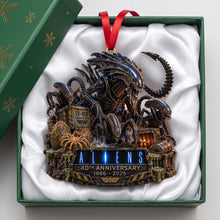 Load image into Gallery viewer, “Celebrate 40 Years of Sci-Fi Magic!” - Sci-Fi Creature 40th Anniversary Acrylic Ornament - Personalized Gift for Fans of Aliens
