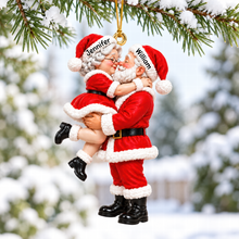 Load image into Gallery viewer, Old Couple Christmas Ornament - Personalized Gifts For Couple 05tyqn091026 Ornament PopCulturePrints
