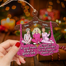 Load image into Gallery viewer, Personalized Christmas Friendship Ornament - Unique Gift for Best Friends Ornament PopCulturePrints
