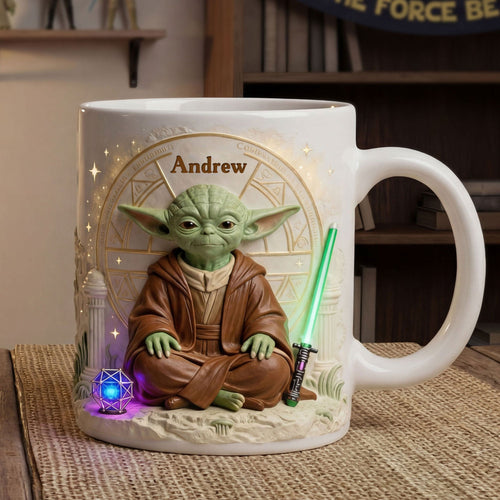 “Embrace the Cosmic Vibes” - Cosmic Coffee Mug - Personalized Gift for Star Wars Lovers Coffee Mug PopCulturePrints