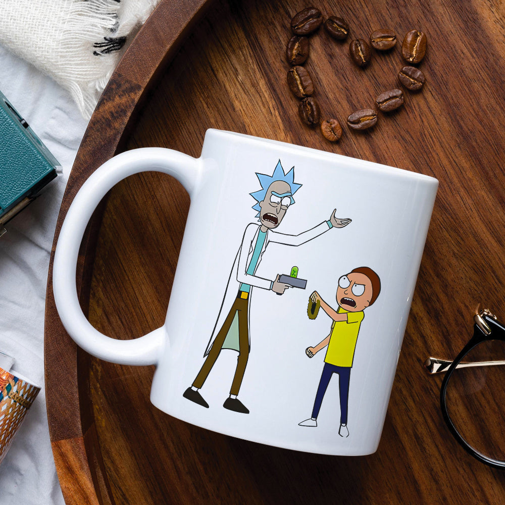 Witty Cartoon Science Mug for Pop Culture Fans Coffee Mug PopCulturePrints