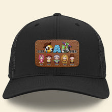 Load image into Gallery viewer, Custom Leather Patch Hat for Dad - Best Dad Ever Gift
