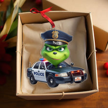 Load image into Gallery viewer, Personalized Police Christmas Ornament - Fun Holiday Gift Ornament PopCulturePrints
