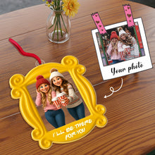 Load image into Gallery viewer, Custom Photo Bestie Ornament - A Unique Keepsake for Cherished Friends Ornament PopCulturePrints
