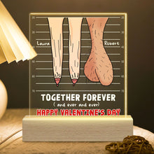 Load image into Gallery viewer, Personalized LED Light: Together Forever - Unique Gift for Couples Led Night Light PopCulturePrints
