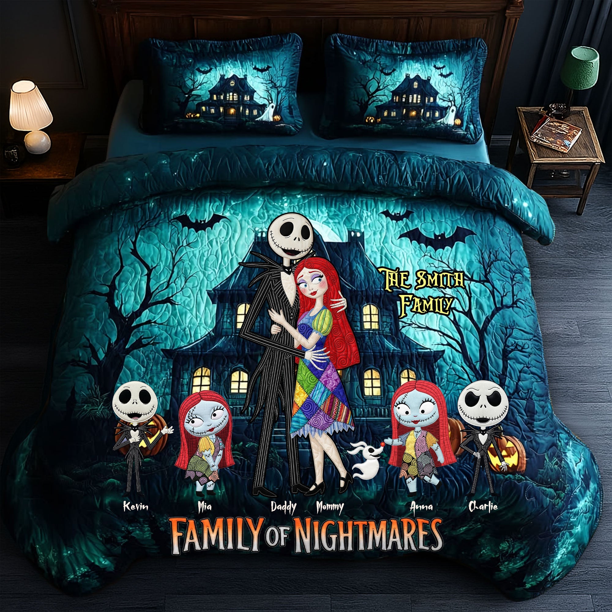 “Grandma’s Boo Crew” – Personalized 3D Shirt for Spooky Occasions Bedding Set PopCulturePrints