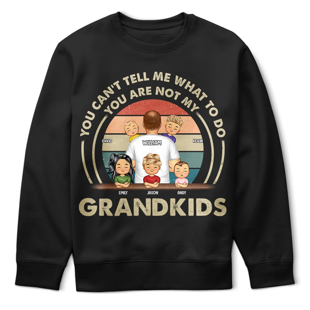 You Can't Tell Me What To Do - Personalized T-Shirt for Granddaughter T-shirt PopCulturePrints