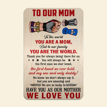 Load image into Gallery viewer, Personalized Wallet Card for Dad - Meaningful Gift Wallet Card PopCulturePrints
