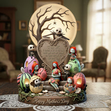 Load image into Gallery viewer, “To My Amazing Wife, Your Love Means the World to Us” - Gothic Family Easter Acrylic Plaque, Personalized Gift for Mom and Grandma Shaped Plaques PopCulturePrints
