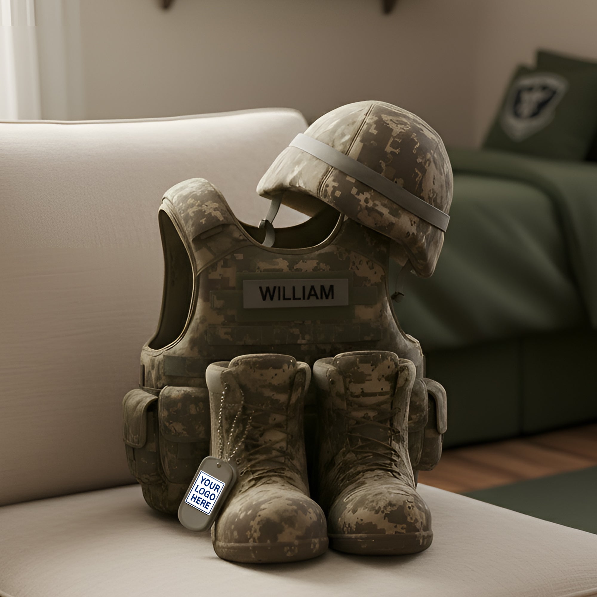 Honoring Heroes: Personalized Pillow Gifts for Veterans Pillow PopCulturePrints