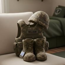 Load image into Gallery viewer, Honoring Heroes: Personalized Pillow Gifts for Veterans Pillow PopCulturePrints
